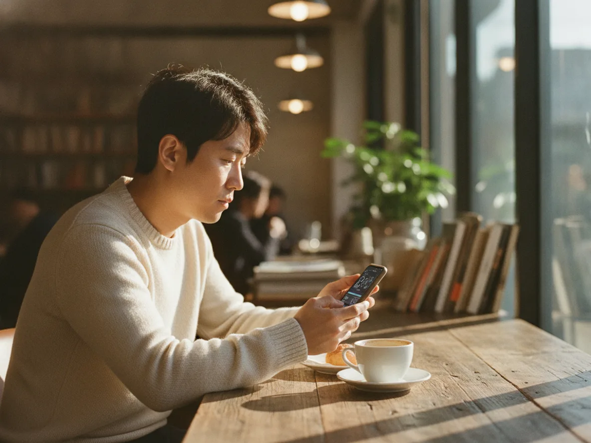 로봇주 투자 리스크 점검하는 투자자