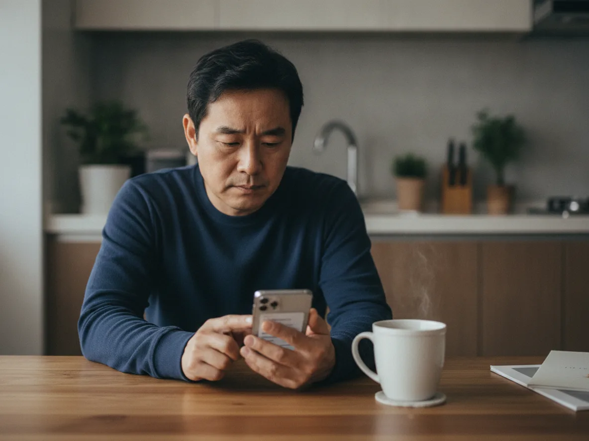 틱톡 앱 개인정보 설정 및 데이터 삭제 요청 화면 확인