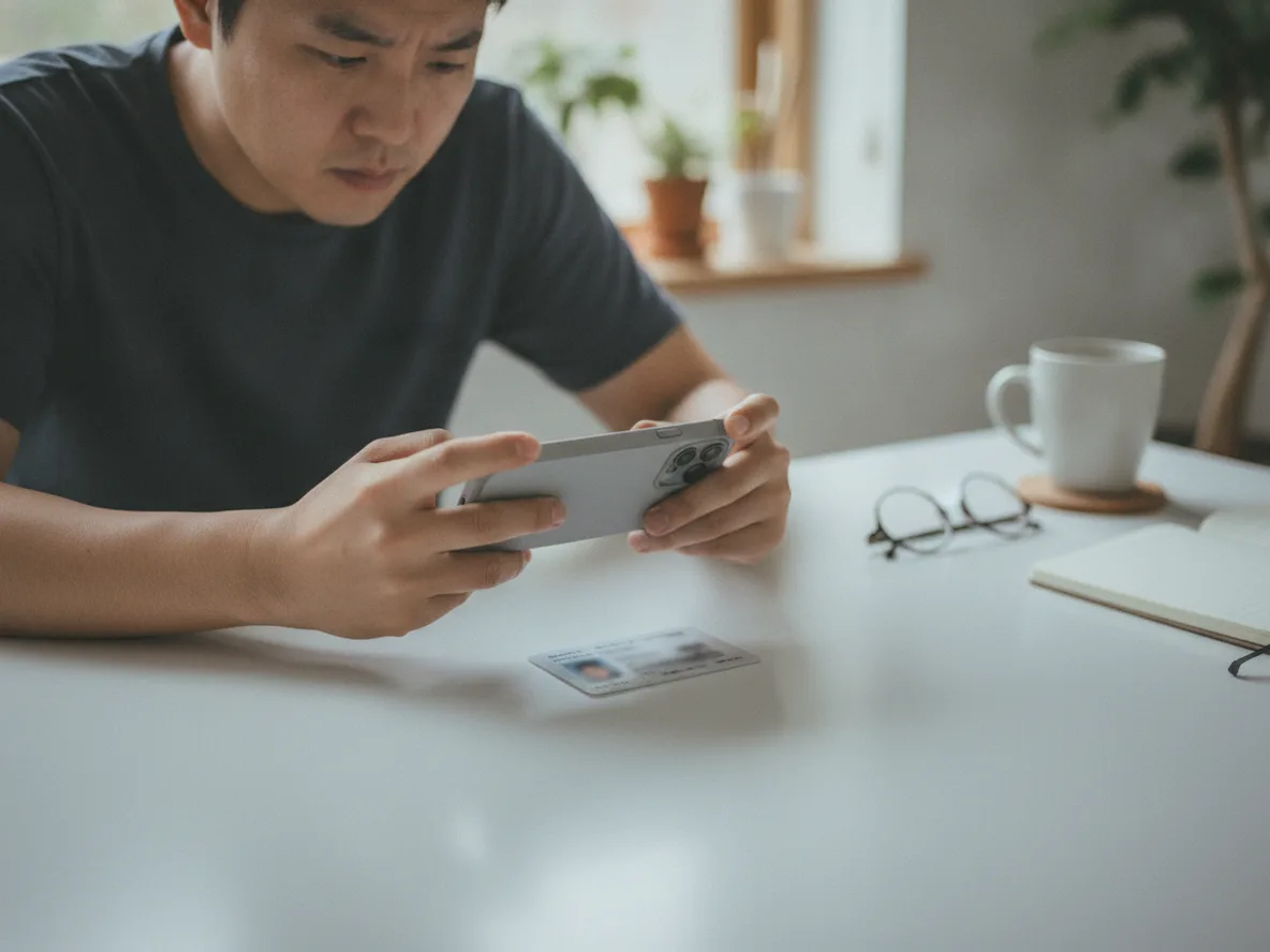 빗썸 신규 가입 KYC 신분증 인증 과정