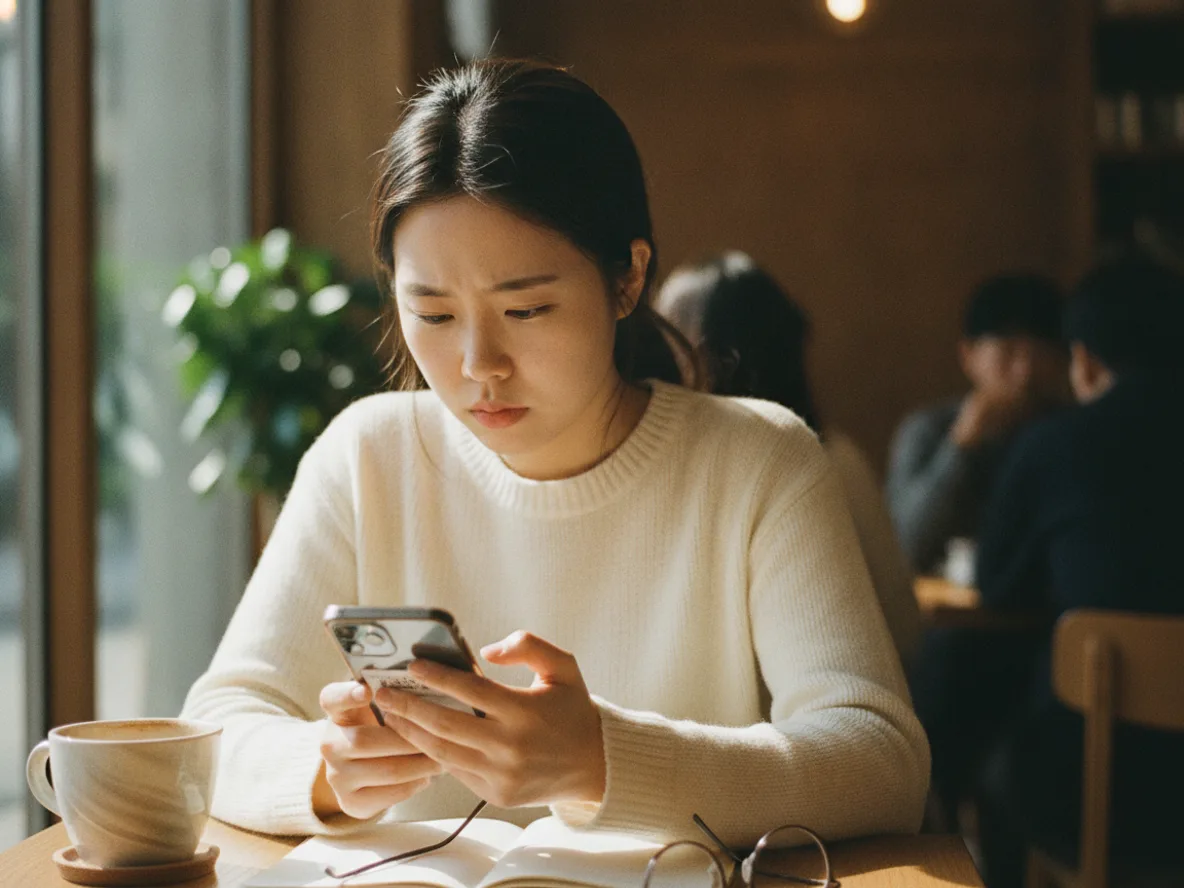 스마트폰으로 경주 캘리포니아비치 입장권 예약하는 모습