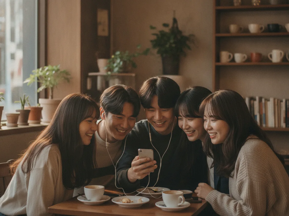 패밀리 플랜으로 음악을 함께 즐기는 그룹