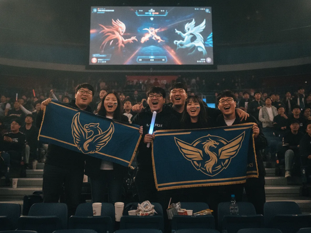 LCK 2026 정규 시즌 응원하는 팬들