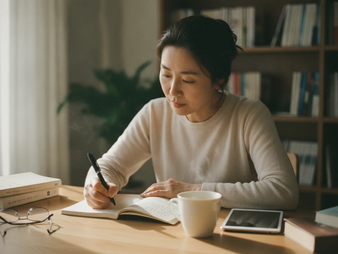 보고 싶은 앤드류 가필드 출연작 목록을 정리하는 모습