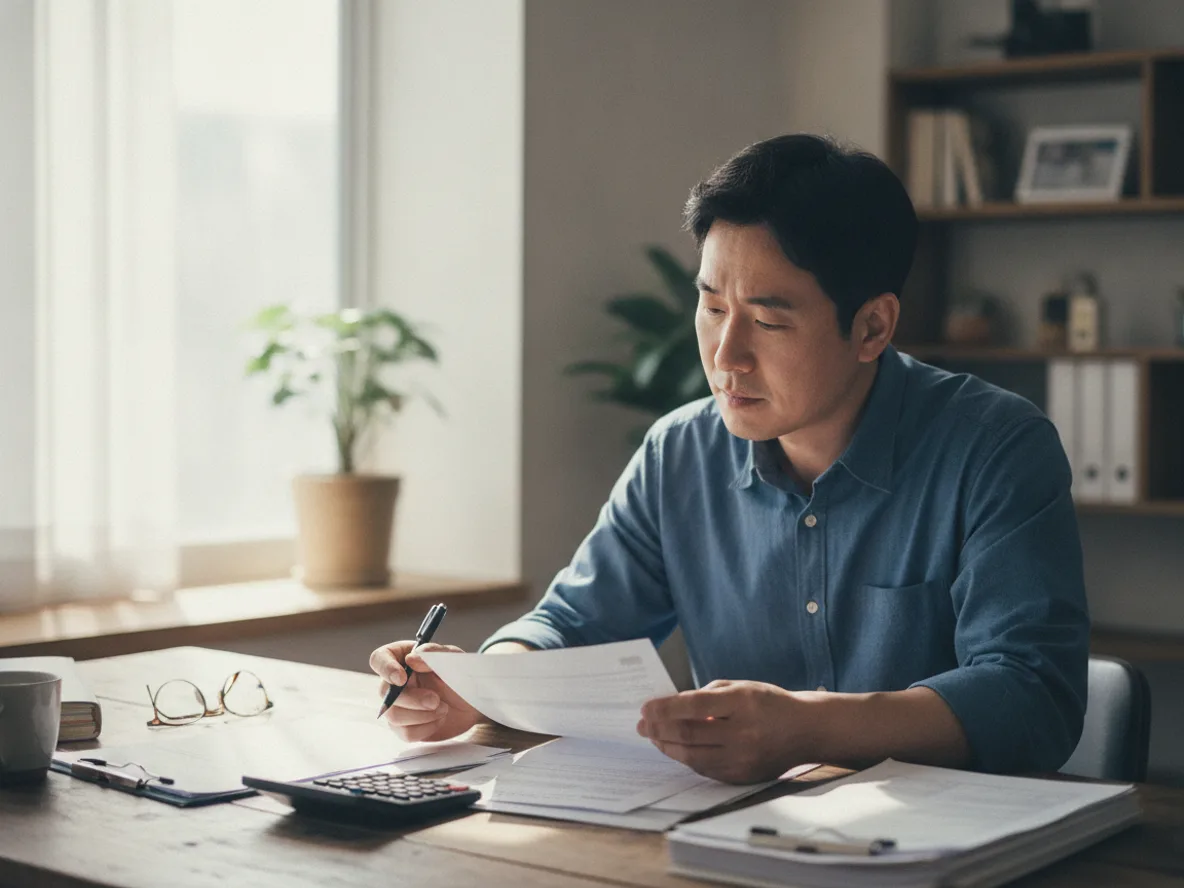 중고차 총비용 표시 의무화 계약서 검토 장면