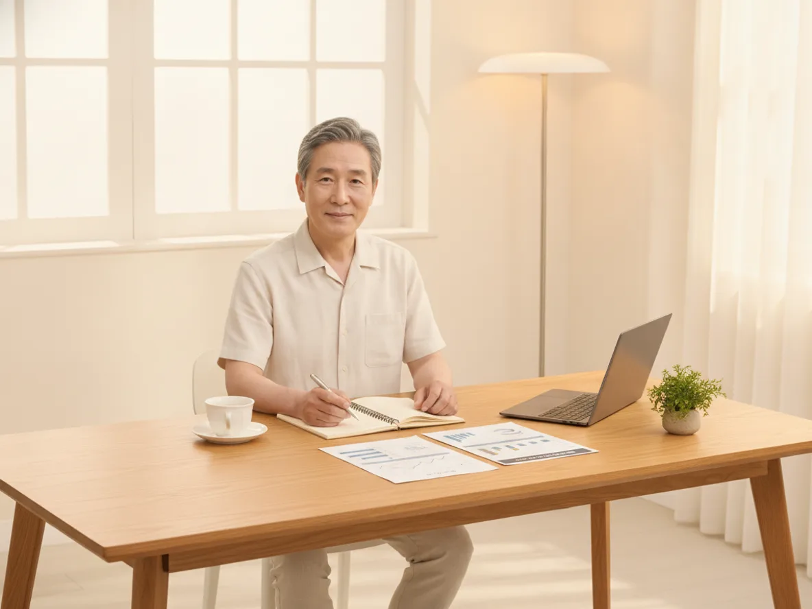 코스피 패닉셀 대처 체크리스트 점검하는 투자자