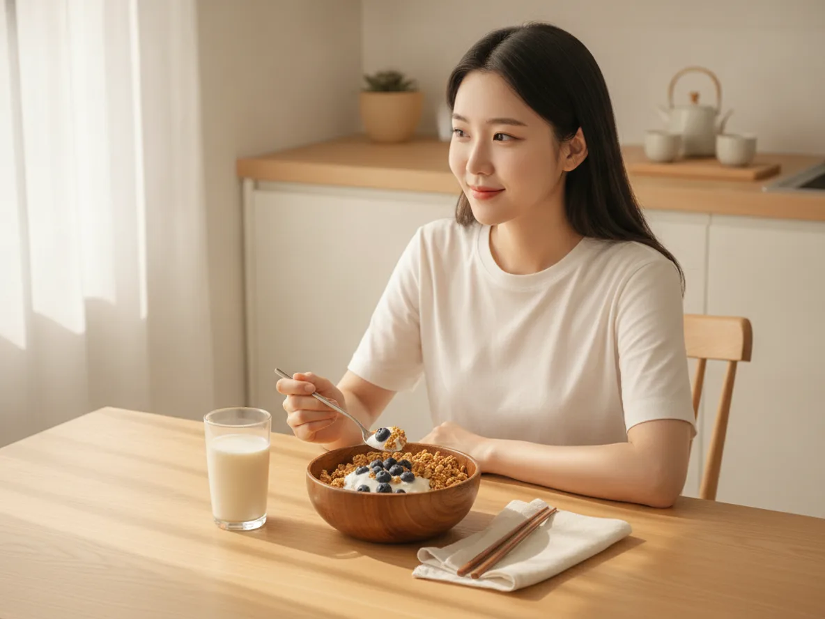 저당 그래놀라 혈당 관리 건강식으로 꾸린 아침 식탁