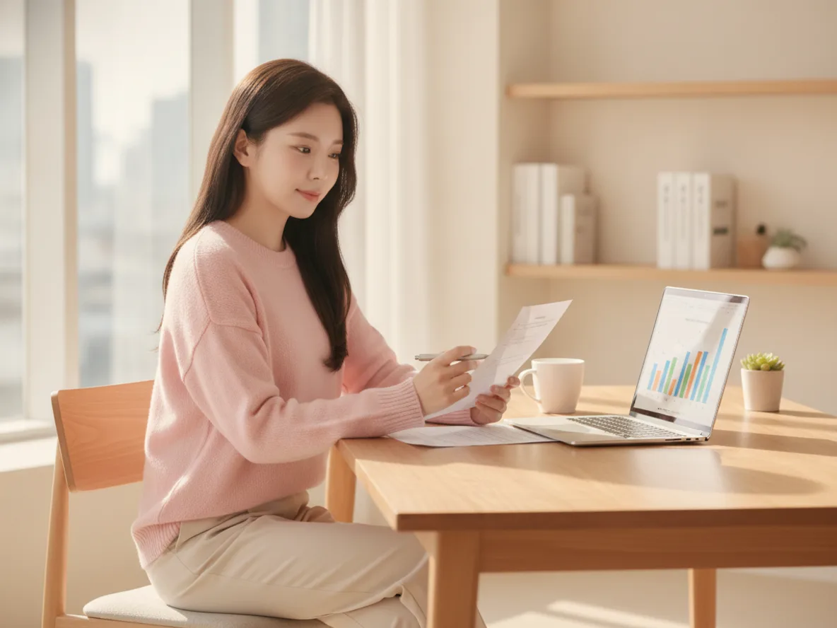 PPI 발표 당일 투자 체크리스트를 확인하는 투자자