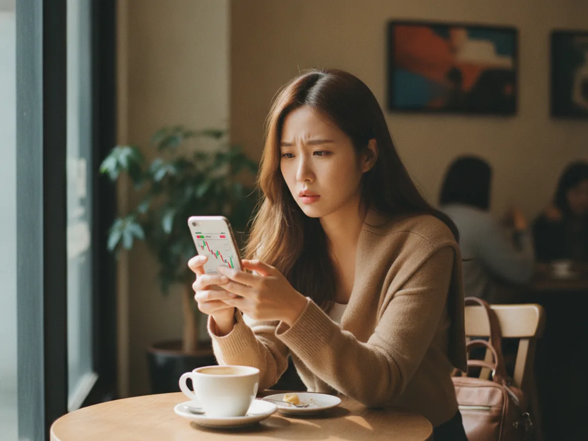 국내 스페이스X ETF 손실을 확인하는 투자자