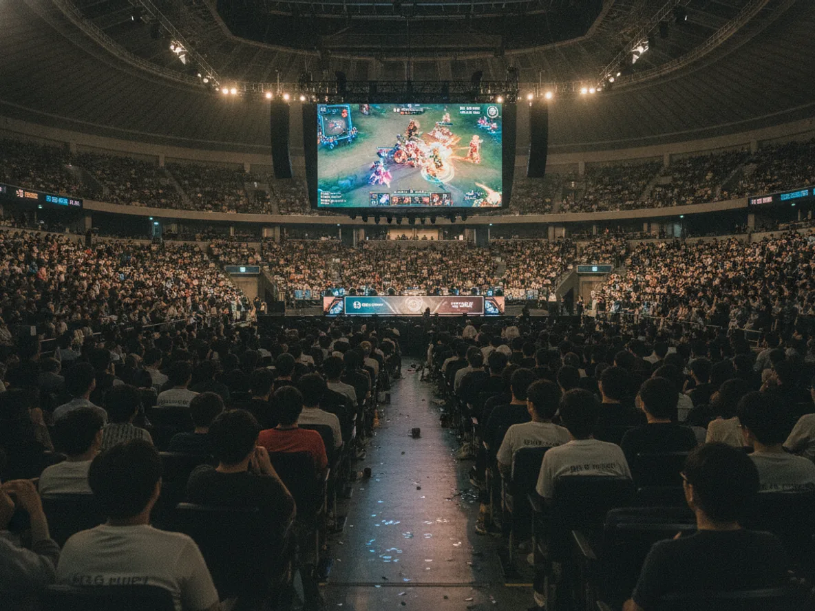 EWC 2026 e스포츠 경기장 관중 현장
