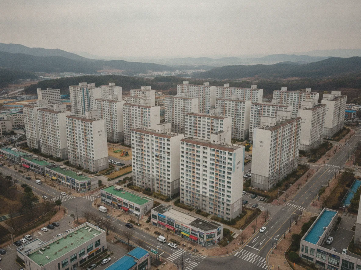 서울 외곽 아파트 단지 — 주담대 한도 축소로 수요가 몰리는 중저가 지역