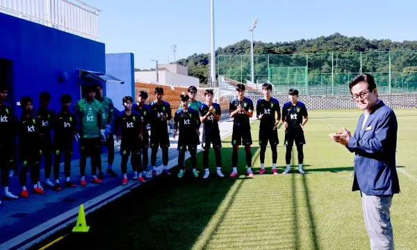 보령시, 남자 U16 축구대표팀 전지훈련 현장 점검