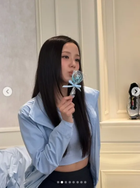 블랙핑크 지수, 눈물자국 지웠다...애국하는 국보급 비주얼