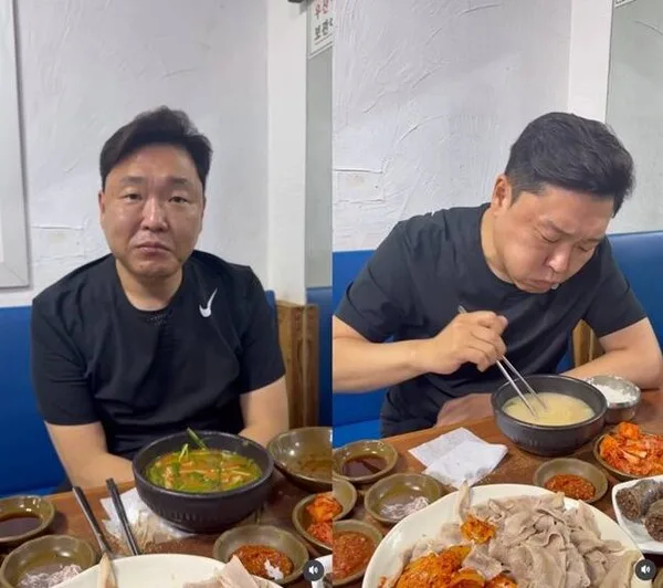 싸이, 국밥·수육 폭풍 흡입해도 홀쭉