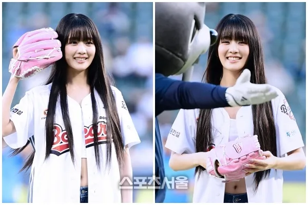 ‘미소로 시작, 미소로 마무리’ 아이들 민니의 ‘미소시구’...두산 승...