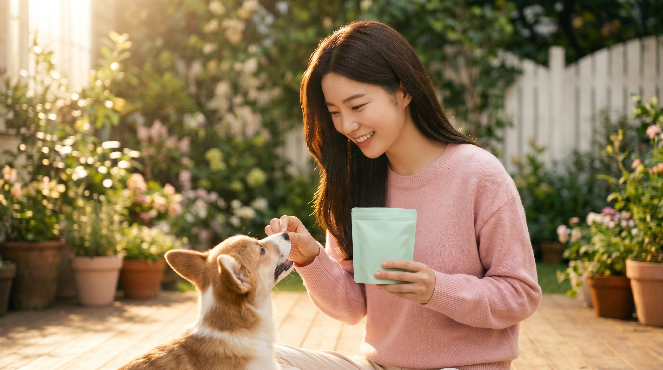Golden Hour Garden with Pet Care